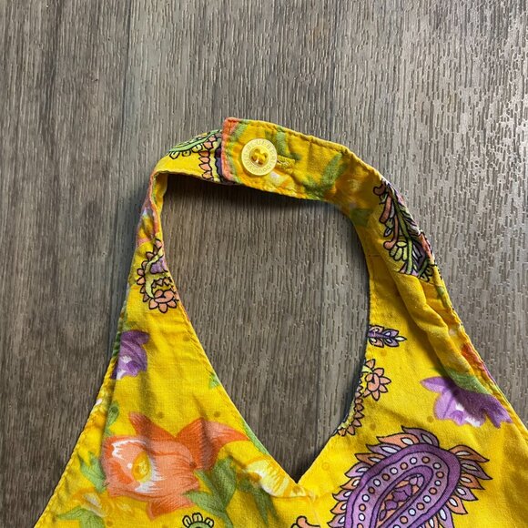 Blueberi Boulevard Colorful Tiered Halter Dress Girls Size 4 - Picture 3 of 6